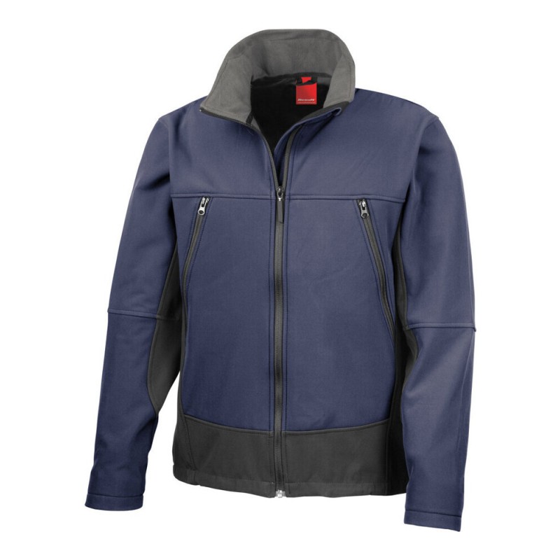 Veste softshell 3 couches avec micro-polaire intérieure, 320 g/m²