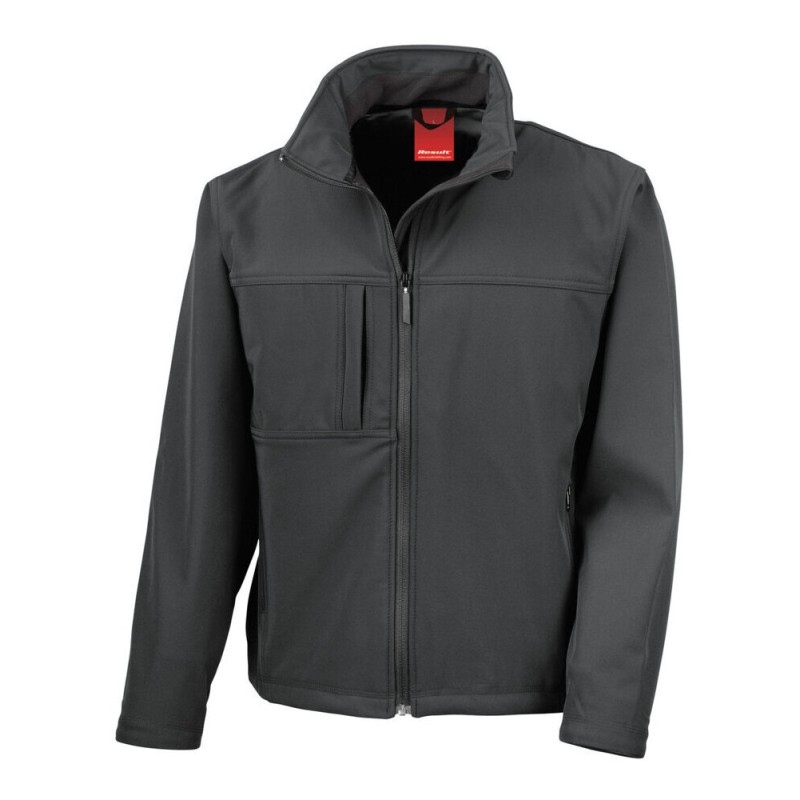 Veste softshell 3 couches homme imperméable et coupe-vent, 320 g/m²