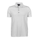 Polo homme épais en coton pima, coupe ajustée, 220 g/m²