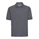 Polo uni homme en polycoton, 215 g/m², grandes tailles