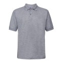 Polo uni homme en polycoton, 215 g/m², grandes tailles