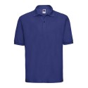 Polo uni homme en polycoton, 215 g/m², grandes tailles