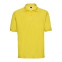Polo uni homme en polycoton, 215 g/m², grandes tailles