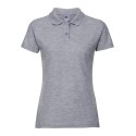 Polo uni femme en polycoton, 215 g/m², grandes tailles