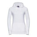 Sweat femme hoodie à capuche doublée, accès MP3, 280 g/m²