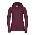 Sweat femme hoodie à capuche doublée, accès MP3, 280 g/m²