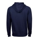 Sweat zippé à capuche en coton égyptien, cordon blanc, 320 g/m²