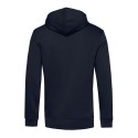 Sweat zippé à capuche homme, coton BIO et polyester recyclé, 280 g/m²