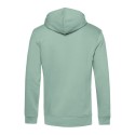 Sweat zippé à capuche homme, coton BIO et polyester recyclé, 280 g/m²