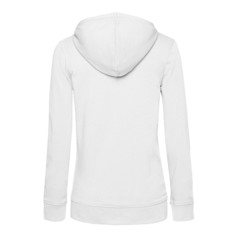 Sweat zippé à capuche femme, coton BIO et polyester recyclé, 280 g/m²