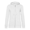 Sweat zippé à capuche femme, coton BIO et polyester recyclé, 280 g/m²