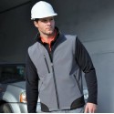 Gilet softshell respirant 3 couches, imperméable et coupe-vent, 320 g/m²