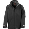 Veste softshell 3 couches enfant imperméable et coupe-vent, 320 g/m²