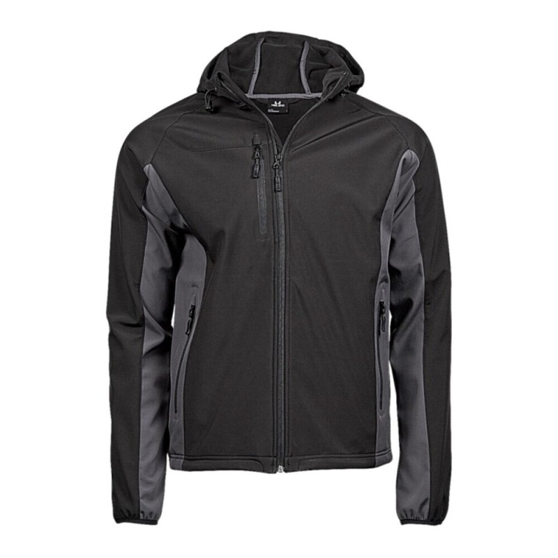 Veste softshell à capuche coupe-vent et waterproof, 260 g/m²