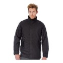 Parka homme imperméable et coupe-vent, capuche dans le col