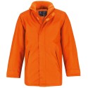 Parka femme imperméable et coupe-vent, capuche dans le col