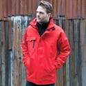 Veste parka 3-en-1 avec capuche, coupe-vent et imperméable