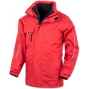 Veste parka 3-en-1 avec capuche, coupe-vent et imperméable