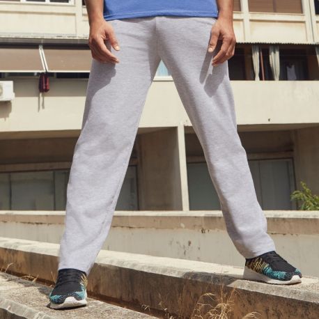 Pantalon jogging adulte léger coupe droite lightweight, 240 g/m²