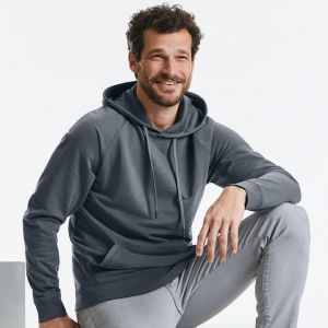 Sweat hoodie HD, coupe slim, manches raglan, 250 g/m²