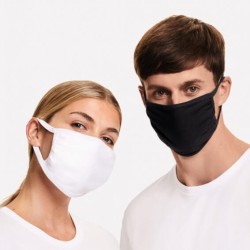 Masque barrière 3 épaisseurs en coton lavable à 60°C