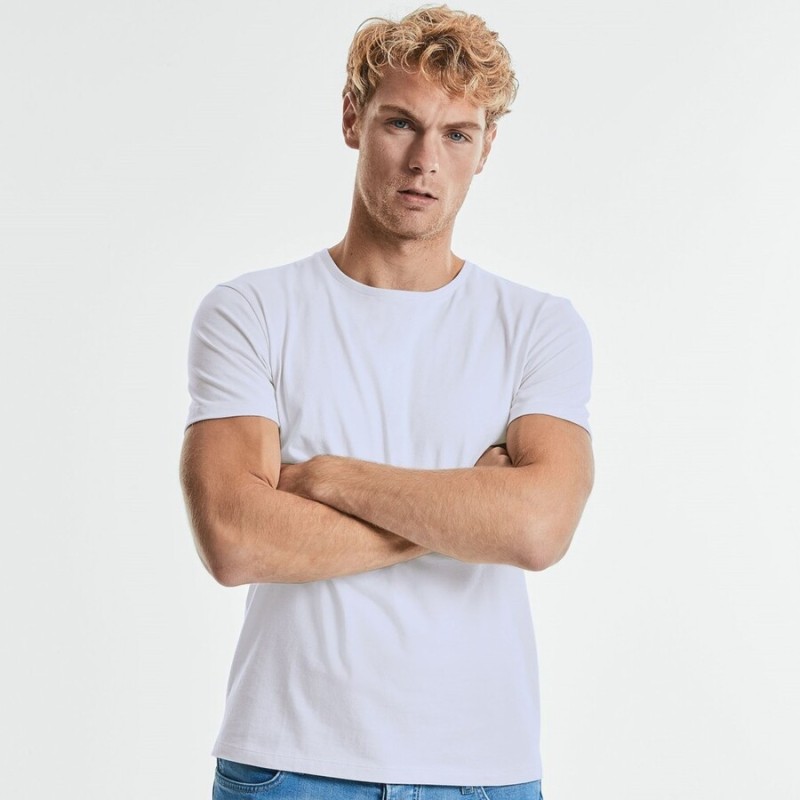 T-shirt moderne pour homme en coton biologique doux, 160 g/m²