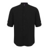 Chemise homme col Mao manches retroussables à séchage rapide, 115 g/m²