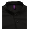 Chemise homme col Mao manches retroussables à séchage rapide, 115 g/m²