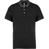 Polo jersey bicolore homme col chemise et manches courtes, 180 g/m²