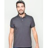 Polo vintage homme manches courtes no Label en coton, 220 g/m²