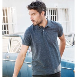 Polo vintage homme manches courtes no Label en coton, 220 g/m²
