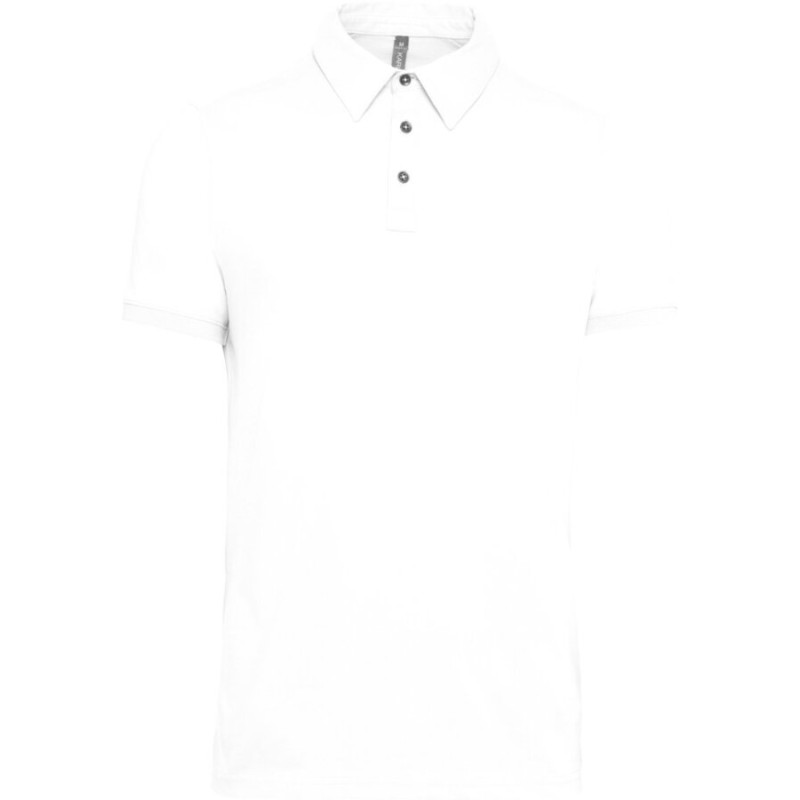 Polo jersey manches courtes homme facile d'entretien, 180 g/m²