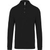 Polo jersey manches longues homme facile d'entretien, 180 g/m²