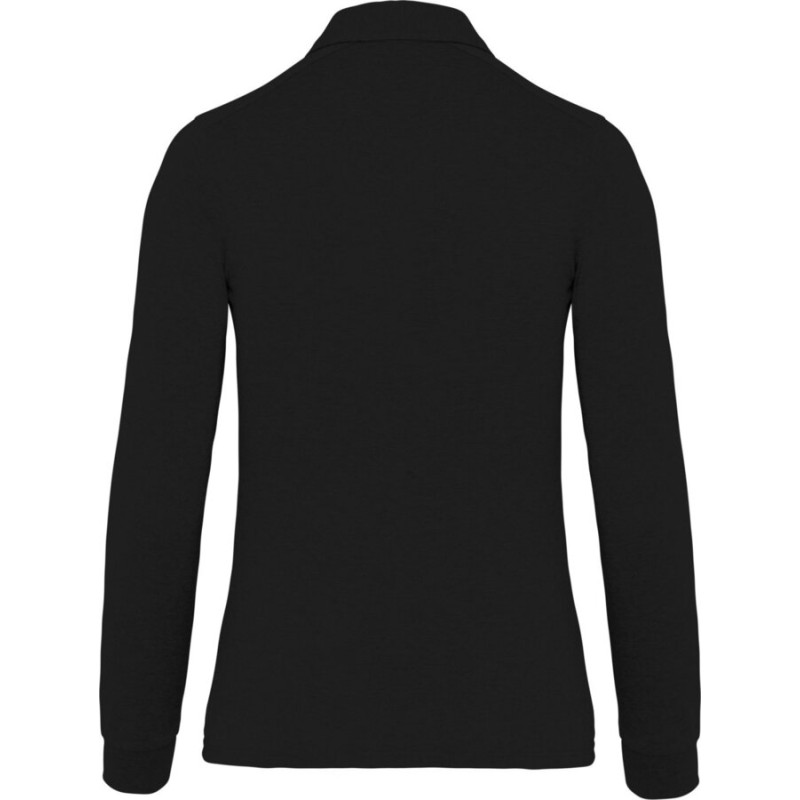 Polo jersey manches longues femme facile d'entretien, 180 g/m²