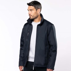 Blouson manches amovibles, enduction PVC pour une meilleure étanchéité