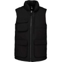 Bodywarmer matelassé facile d'entretien pour un usage professionnel
