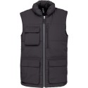 Bodywarmer matelassé facile d'entretien pour un usage professionnel