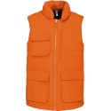 Bodywarmer matelassé facile d'entretien pour un usage professionnel