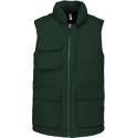 Bodywarmer matelassé facile d'entretien pour un usage professionnel