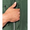 Bodywarmer matelassé facile d'entretien pour un usage professionnel