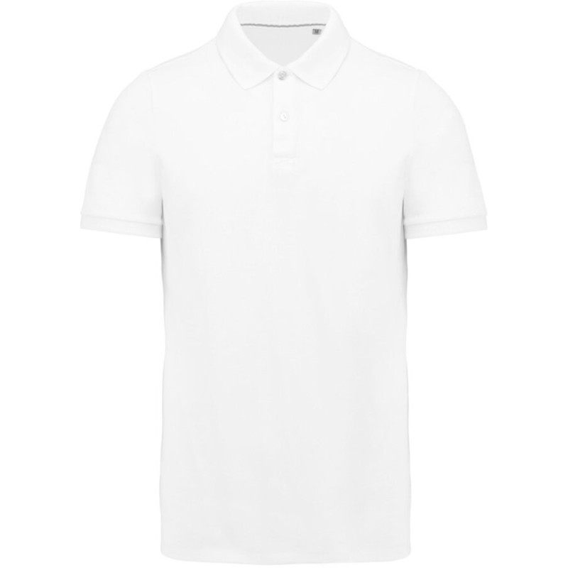 Polo homme Supima souple et résistant, coupe ajustée, 220 g/m²