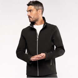 Veste Softshell homme 2 couches pour un maintien optimal de la chaleur, 300 g/m²