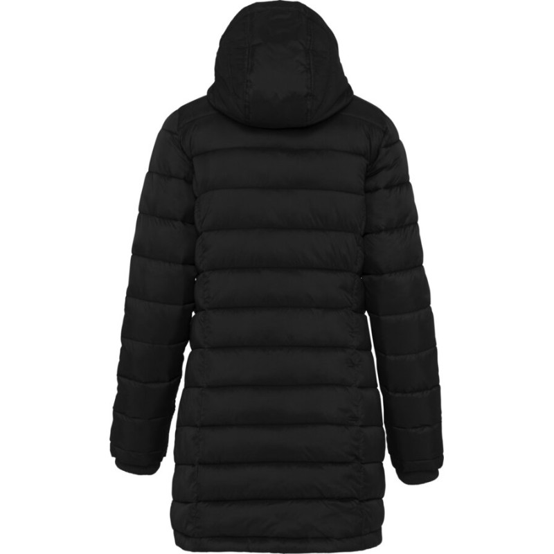 Parka doudoune longue et légère à capuche pour femme