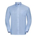 Chemisier Oxford homme, manches longues, coupe classique, 135 g/m²