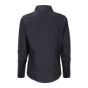 Chemisier Oxford femme, manches longues, coupe cintrée, 135 g/m²