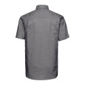 Chemisier Oxford homme, manches courtes, coupe classique, 135 g/m²