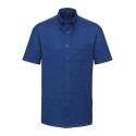 Chemisier Oxford homme, manches courtes, coupe classique, 135 g/m²