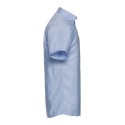 Chemisier Oxford homme, manches courtes, coupe classique, 135 g/m²