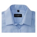 Chemise homme manches longues à chevrons, coupe ajustée, 130 g/m²