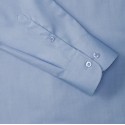 Chemise homme manches longues à chevrons, coupe ajustée, 130 g/m²